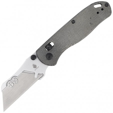 Nóż składany Kizer Uti Bear 1 Black Micarta, Bead Blasted SK5 / 50Cr15MoV by Azo (V3619JA3)