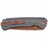 Nóż składany Kizer T1 BD Gray Norplex UltreX Micarta, Sunset Metal PVD Nitro-V by Uli Hennicke (V3490.2BA2)