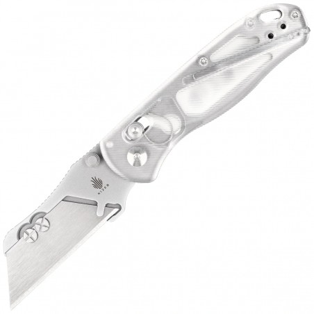 Nóż składany Kizer Uti Bear 1 White Acrylic, Bead Blasted SK5 / 50Cr15MoV by Azo (V3619JA5)