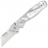 Nóż składany Kizer Uti Bear 1 White Acrylic, Bead Blasted SK5 / 50Cr15MoV by Azo (V3619JA5)