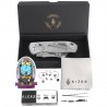 Nóż składany Kizer Uti Bear 1 White Acrylic, Bead Blasted SK5 / 50Cr15MoV by Azo (V3619JA5)