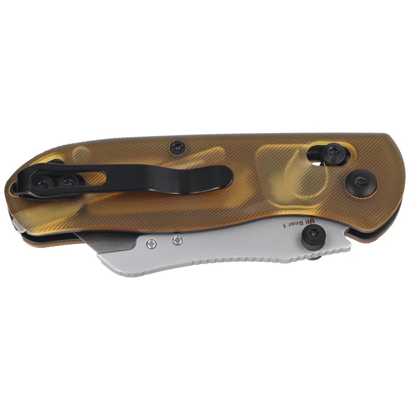 Nóż składany Kizer Uti Bear 1 Yellow PEI, Blasted SK5 / 50Cr15MoV by Azo (V3619JA4)