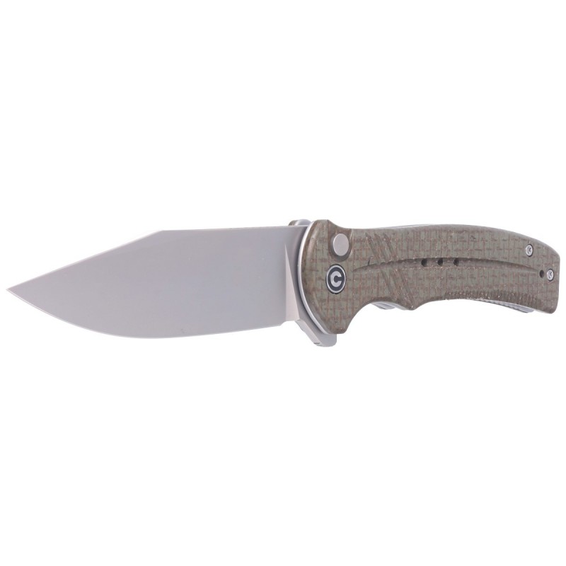 Nóż składany CIVIVI Cogent Green Micarta, Silver Bead Blasted 14C28N (C20038D-5)