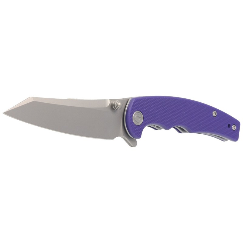 Nóż składany Civivi P87 G10 Purple, Silver Bead Blasted Nitro-V by Kaila Cumings (C21043-2)