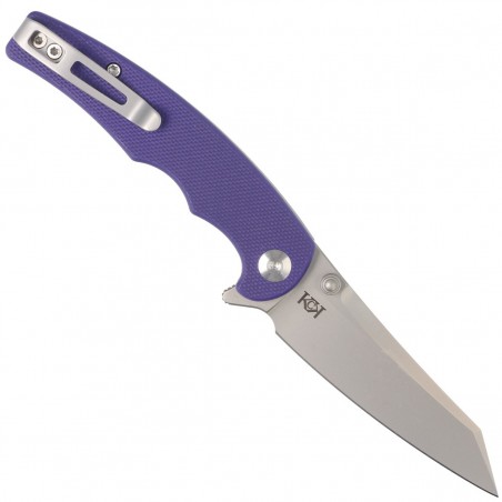 Nóż składany Civivi P87 G10 Purple, Silver Bead Blasted Nitro-V by Kaila Cumings (C21043-2)