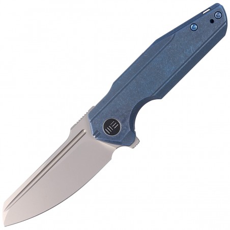 Nóż składany WE Knife StarHawk Blue Titanium, Silver Bead Blasted CPM 20CV (WE21017-4)