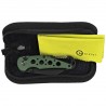 Nóż składany Civivi Pragma Green Aluminium, Black Stonewashed Nitro-V (C23062B-3)