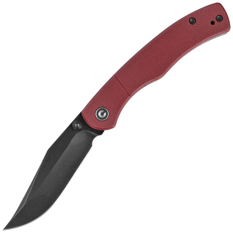 Nóż składany Civivi Clingman Burgundy G10, Black Stonewashed Nitro-V by Taylor Martin Best Damn EDC (C23065-2)