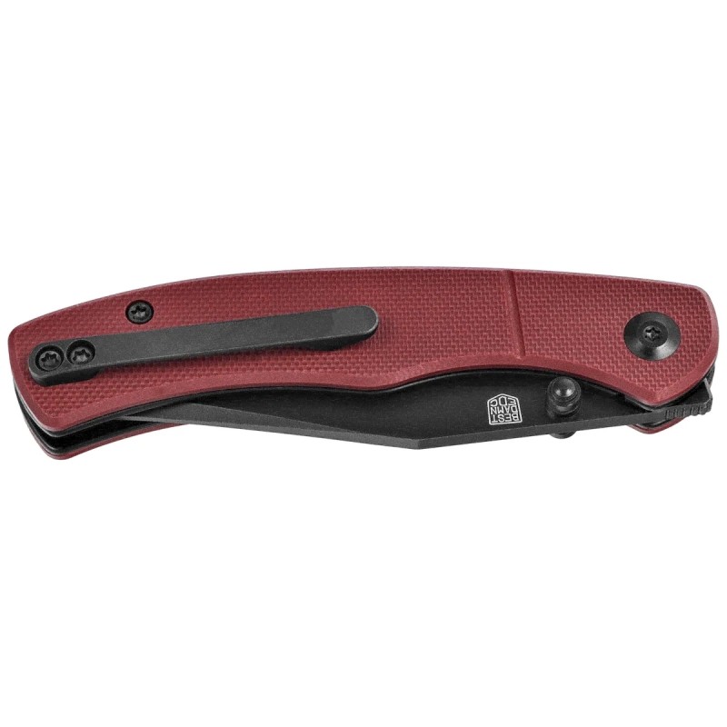 Nóż składany Civivi Clingman Burgundy G10, Black Stonewashed Nitro-V by Taylor Martin Best Damn EDC (C23065-2)