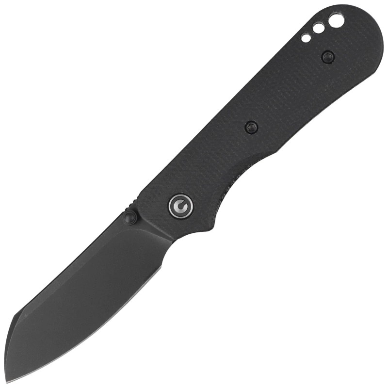 Nóż składany Civivi Crabby Black Canvas Micarta, Black Stonewashed 14C28N by Ken Onion Jr. (C24055-3)