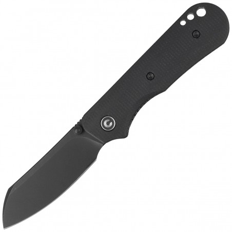 Nóż składany Civivi Crabby Black Canvas Micarta, Black Stonewashed 14C28N by Ken Onion Jr. (C24055-3)