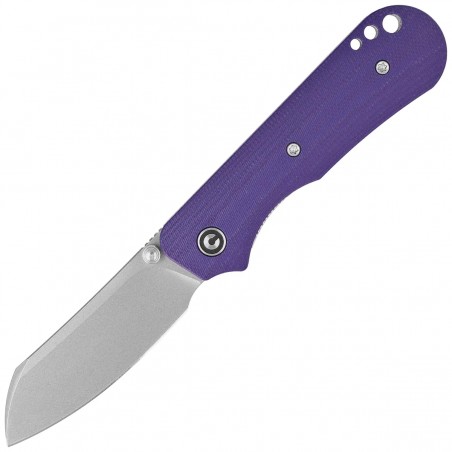 Nóż składany Civivi Crabby Purple G10, Stonewashed 14C28N by Ken Onion Jr. (C24055-2)