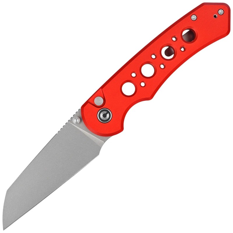 Nóż składany Civivi Pragma Prime Red Aluminium, Stonewashed 14C28N (C24067-2)