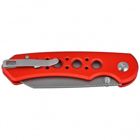 Nóż składany Civivi Pragma Prime Red Aluminium, Stonewashed 14C28N (C24067-2)