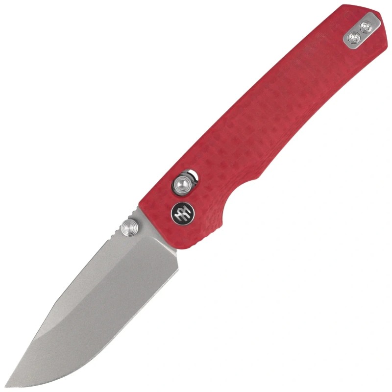 Nóż składany Remette RT-Aurora Red G10, Satin 14C28N (Aura-G4)