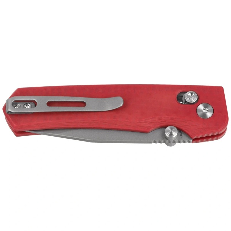 Nóż składany Remette RT-Aurora Red G10, Satin 14C28N (Aura-G4)