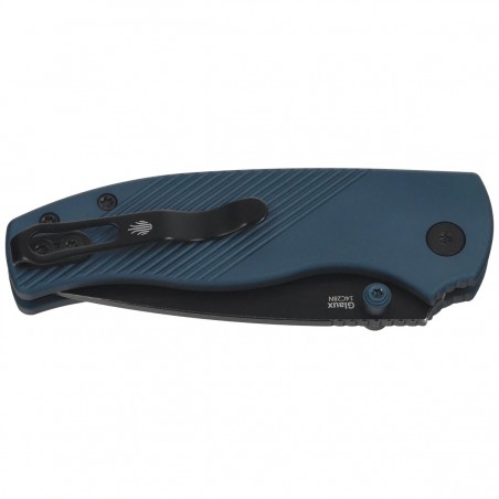 Nóż składany Kizer Glaux Ink Blue Aluminium, Black PVD / Stonewashed 14C28N (V3801A3)