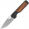 Nóż składany Kizer Militaw Black G10 / Mkuruti Wood, Satin 154CM by Jonathan Styles (V3634C2)