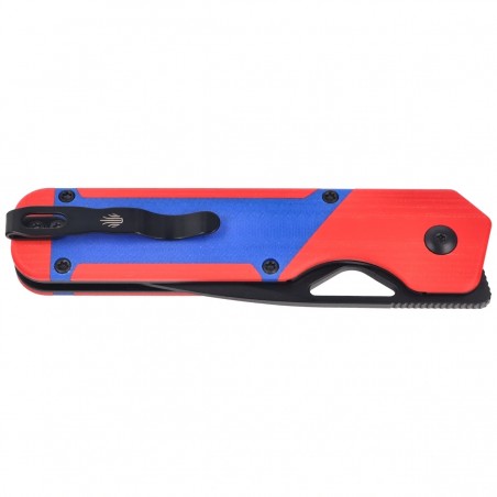 Nóż składany Kizer Militaw Red-Blue G10, Black Nitro-V by Jonathan Styles (V3634A2)