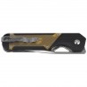 Nóż składany Kizer Militaw Black G10 / Yellow PEI, Satin 154CM by Jonathan Styles (V3634C1)