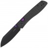 Nóż składany Kizer Renissance Black Micarta, Black PVD N690 by Caleb Waldman (V3698A1)