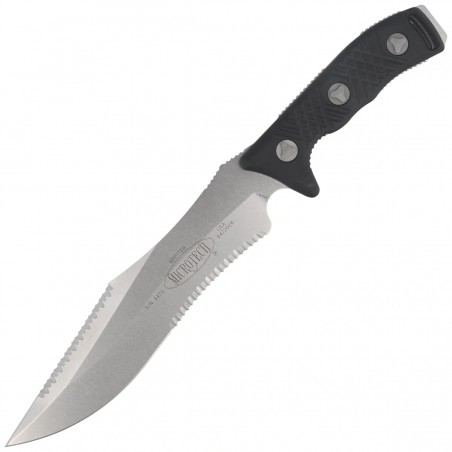 Nóż Microtech Arbiter S/E Black G10, Stonewashed F/S M390 by Adam Marfione (104-12)