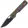 Nóż składany Kizer Militaw Olive Green-Party Steamers G10, Black Nitro-V by Jonathan Styles (V3634A3)