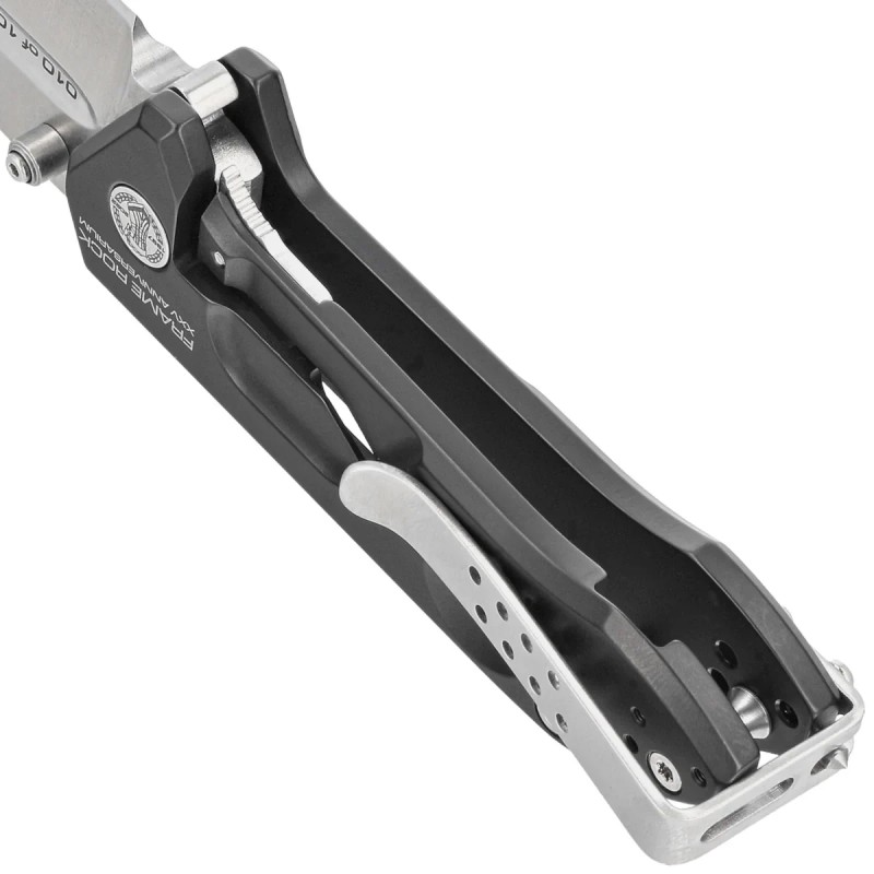 Nóż Extrema Ratio Frame Rock XXV Anniversarium LE No 028/100 Tytan, Satin N690 (04.1000.0456/SAT/BLK-XXV)