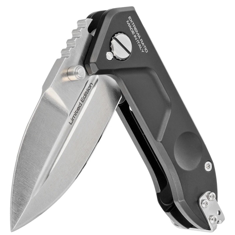Nóż Extrema Ratio Frame Rock XXV Anniversarium LE No 028/100 Tytan, Satin N690 (04.1000.0456/SAT/BLK-XXV)