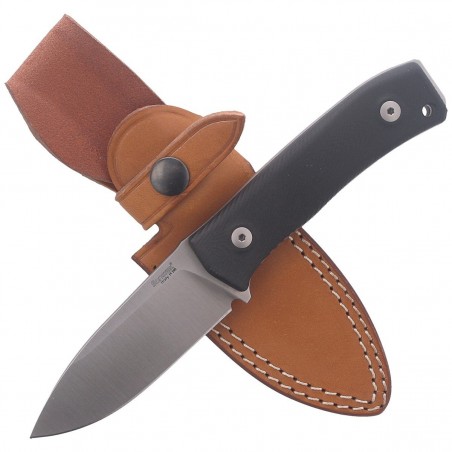 Nóż LionSteel Bushcraft G10 Black, Satin M390 by Molletta (M4 G10)