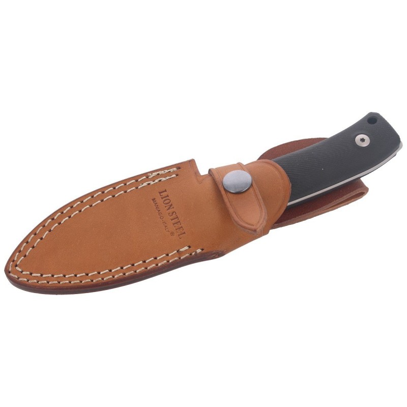 Nóż LionSteel Bushcraft G10 Black, Satin M390 by Molletta (M4 G10)