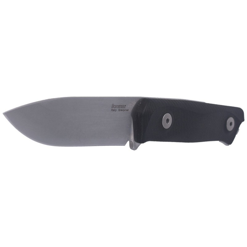 Nóż LionSteel Bushcraft Black G10, Stone Washed Sleipner by Molletta (B41 GBK)