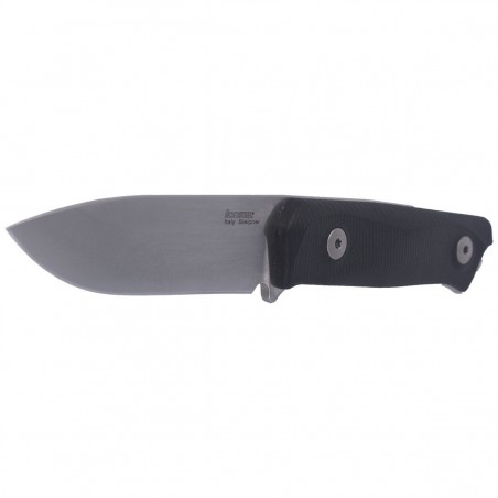 Nóż LionSteel Bushcraft Black G10, Stone Washed Sleipner by Molletta (B41 GBK)