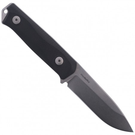 Nóż LionSteel Bushcraft Black G10, Stone Washed Sleipner by Molletta (B41 GBK)