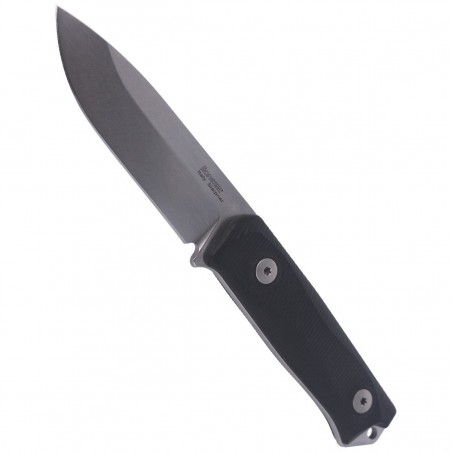 Nóż LionSteel Bushcraft Black G10, Stone Washed Sleipner by Molletta (B41 GBK)