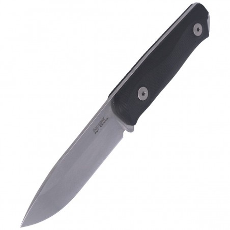 Nóż LionSteel Bushcraft Black G10, Stone Washed Sleipner by Molletta (B41 GBK)