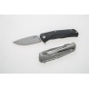 Nóż składany LionSteel T.R.E. G10 Black, Stone Washed Blade (TRE GBK)