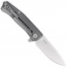 Nóż składany LionSteel Myto Black Canvas, Satin M390 by Molletta ( (MT01 CVB)