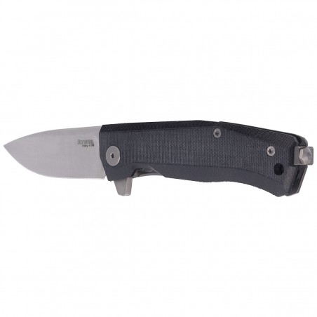 Nóż składany LionSteel Myto Black Canvas, Satin M390 by Molletta ( (MT01 CVB)