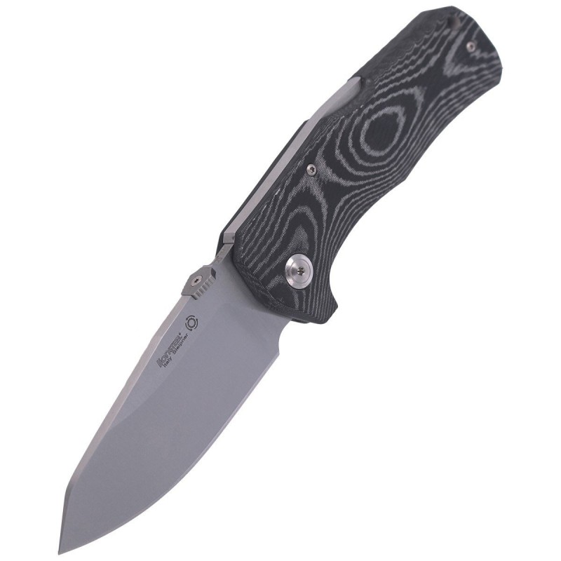 Nóż składany LionSteel TM1 Black Micarta, Satin Sleipner by Molletta (TM1 MS)