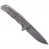 Nóż składany LionSteel T.R.E. Grey Titanium / Grey Ti, Stone Washed M390 by Molletta (TRE GY)