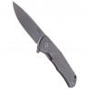 Nóż składany LionSteel T.R.E. Grey Titanium / Grey Ti, Stone Washed M390 by Molletta (TRE GY)