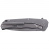 Nóż składany LionSteel T.R.E. Grey Titanium / Grey Ti, Stone Washed M390 by Molletta (TRE GY)