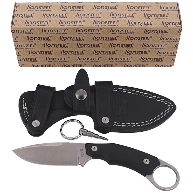 Nóż LionSteel H2 Karambit G10 Black, Stonewashed M390 by Tommaso Rumici (H2 GBK)