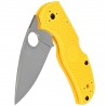 Nóż składany Spyderco Native 5 Salt Yellow FRN, Satin Plain MagnaCut (C41PYL5)