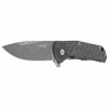 Nóż składany LionSteel T.R.E. Titanium/Carbon Fiber, Thor Damasteel Damascus by Molletta (TRE DT FC)