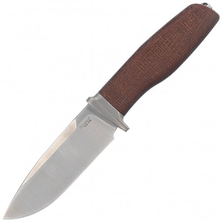 Nóż LionSteel Acha Natural Burlap Micarta, Satin M390 by Molletta (AH BLN)