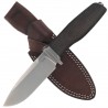 Nóż LionSteel Acha Green Burlap Micarta, Satin M390 by Molletta (AH BLG)