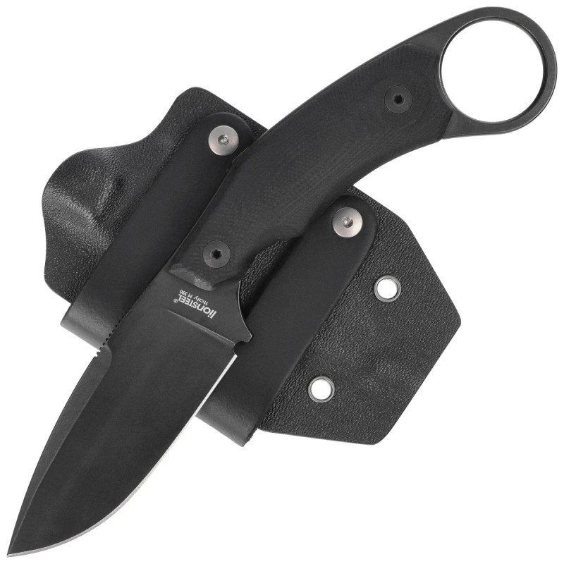 Nóż LionSteel H2 Karambit G10 Black, Black Stonewashed M390 by Tommaso Rumici (H2B GBK)