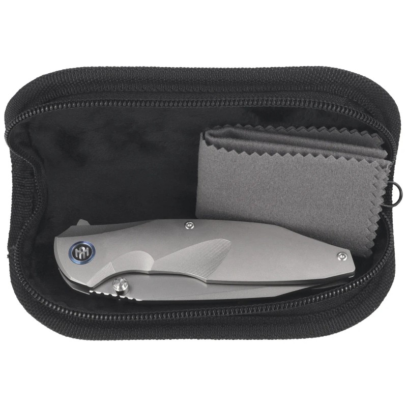 Nóż składany Remette RT-Cool Whale Gray Titanium, Pearlescent M390 (RTCL-T1)